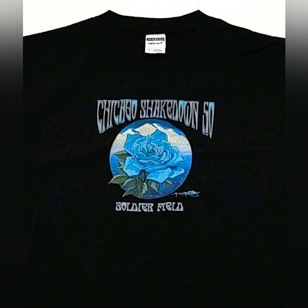 Vtg 2015 Grateful Dead Chicago Shakedown 50 Years Jerzees T-Shirt Size (L)
